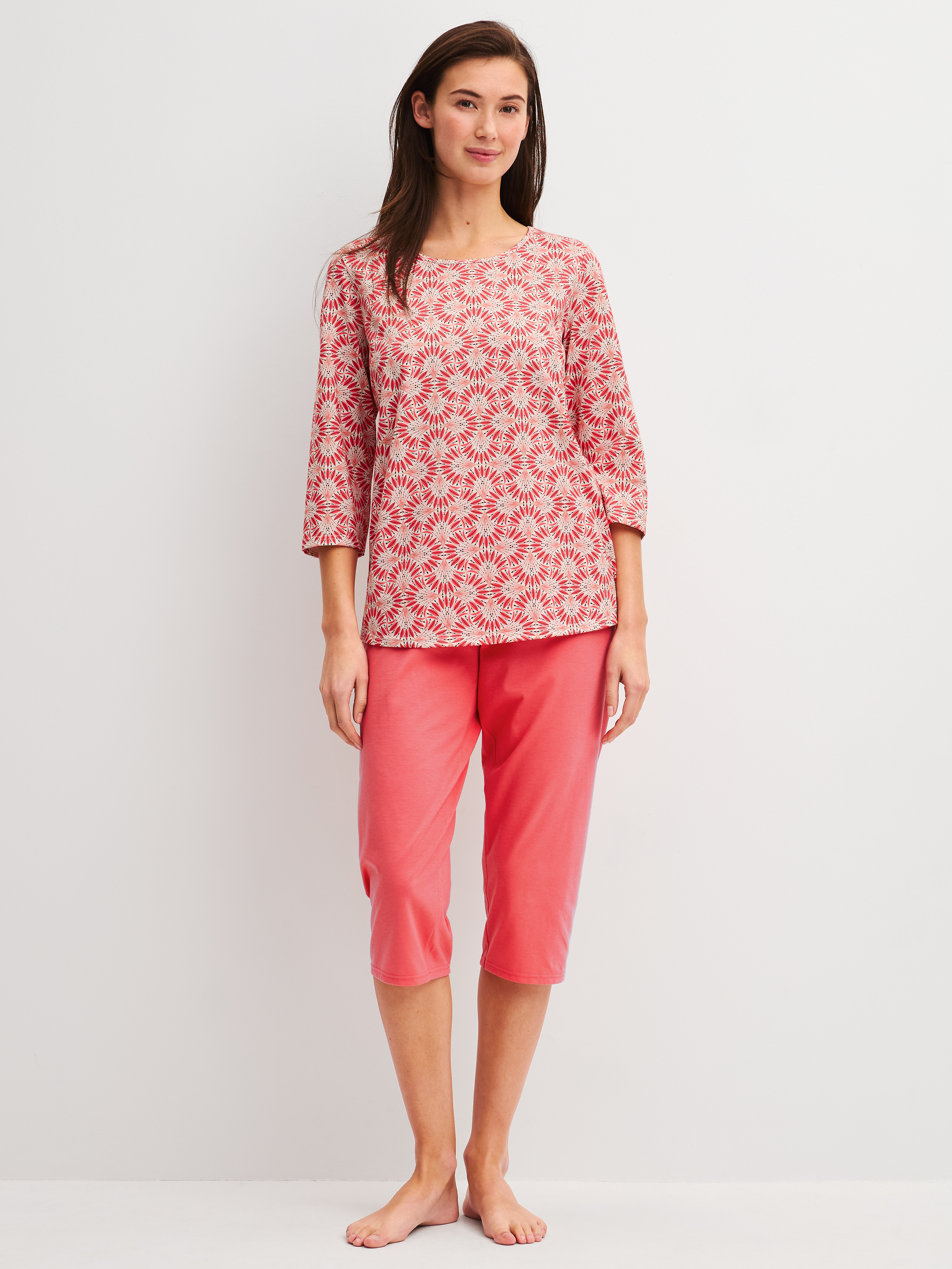 Pyjama capri manches 3/4 Coton COTTON SPECIAL, CALIDA