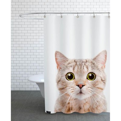 Rideau de douche imprimé chats JUNIQE