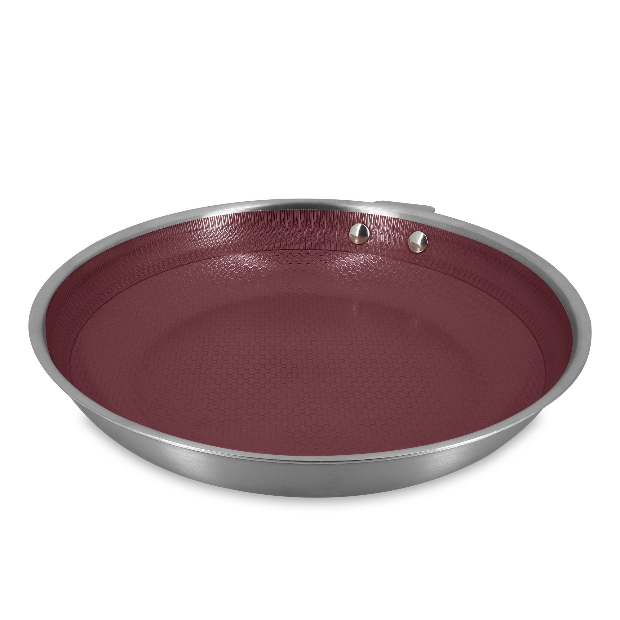 Poêle 28cm en acier inoxydable, AGLAE, MENASTYL