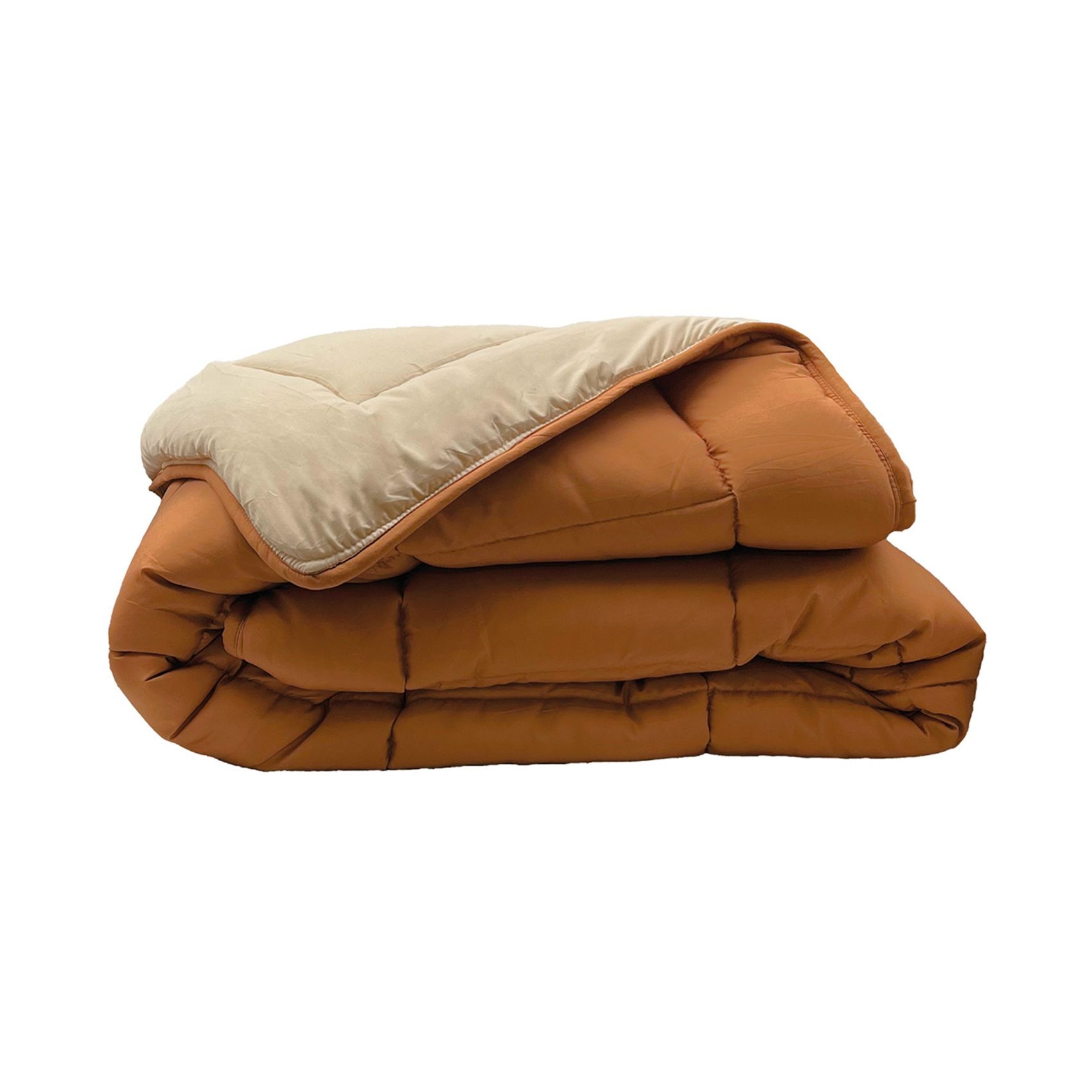 Couette chaude microfibre bicolore 400 gr/m2, TOISON D OR