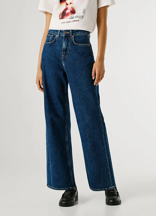 Jeans dritti a vita alta LEXA, PEPE JEANS