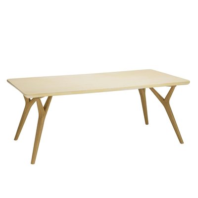 Table à manger chêne et béton design moderne 200 cm BRASILIA PIER IMPORT