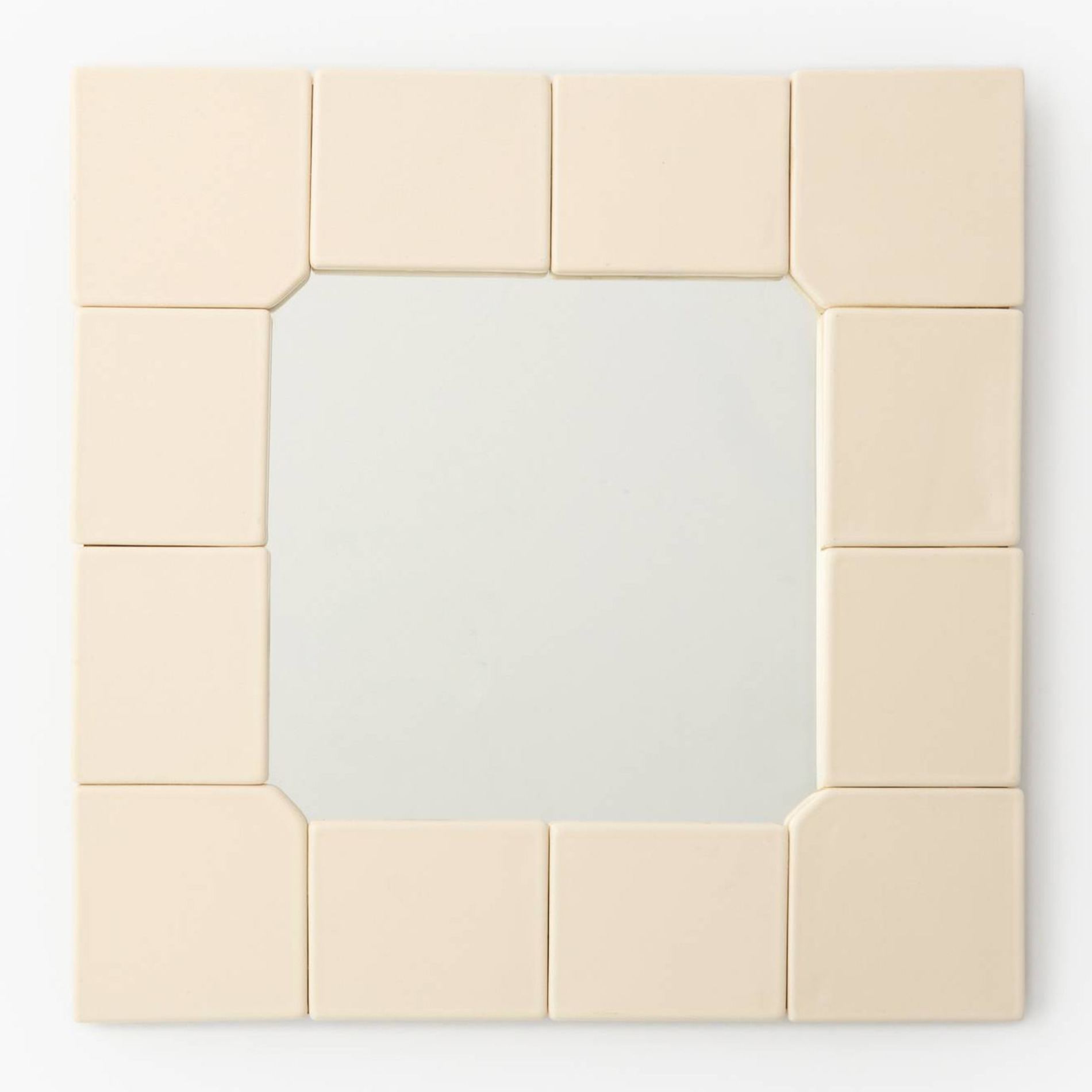 Miroir carreaux, 36.5x36.5cm, en céramique, MONOPRIX