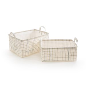 Set of 2 Acao Medium Storage Baskets LA REDOUTE INTERIEURS image