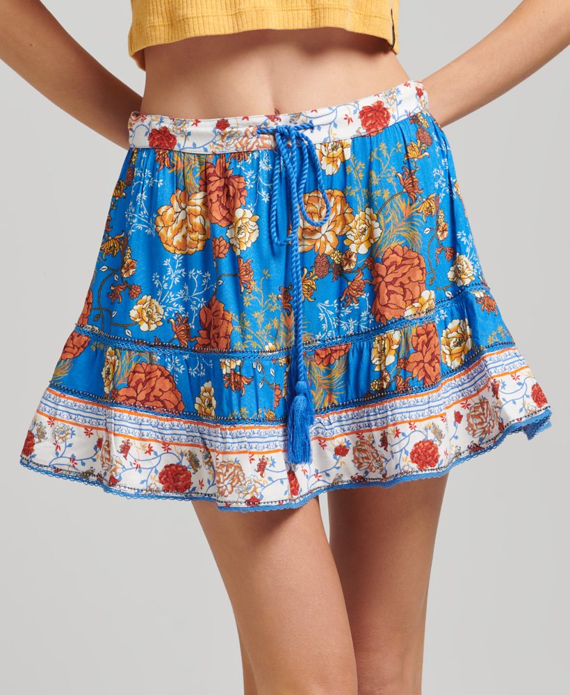 Mini-jupe vintage ornée, SUPERDRY