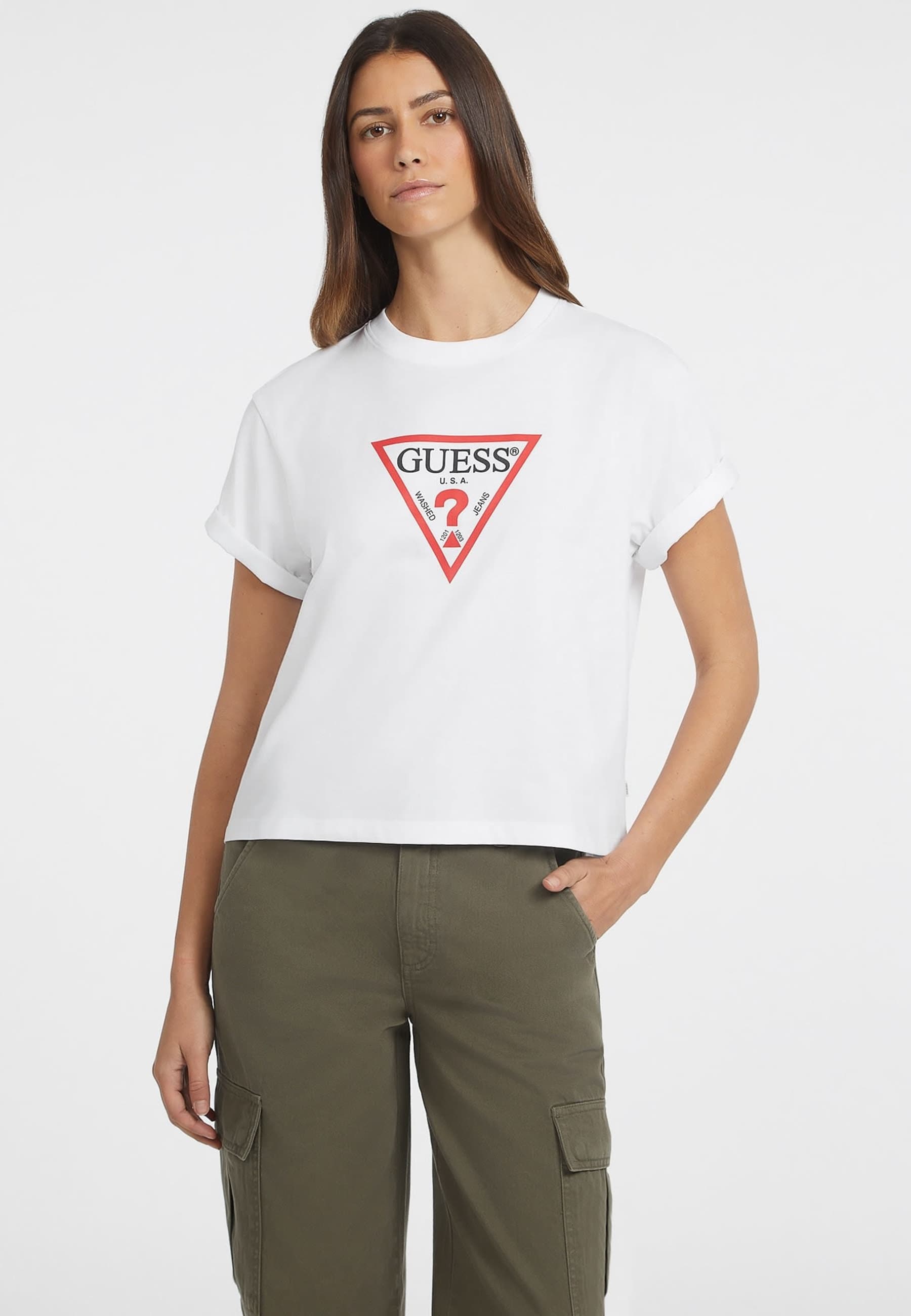 T-Shirt Boxy Iconic, GUESS JEANS
