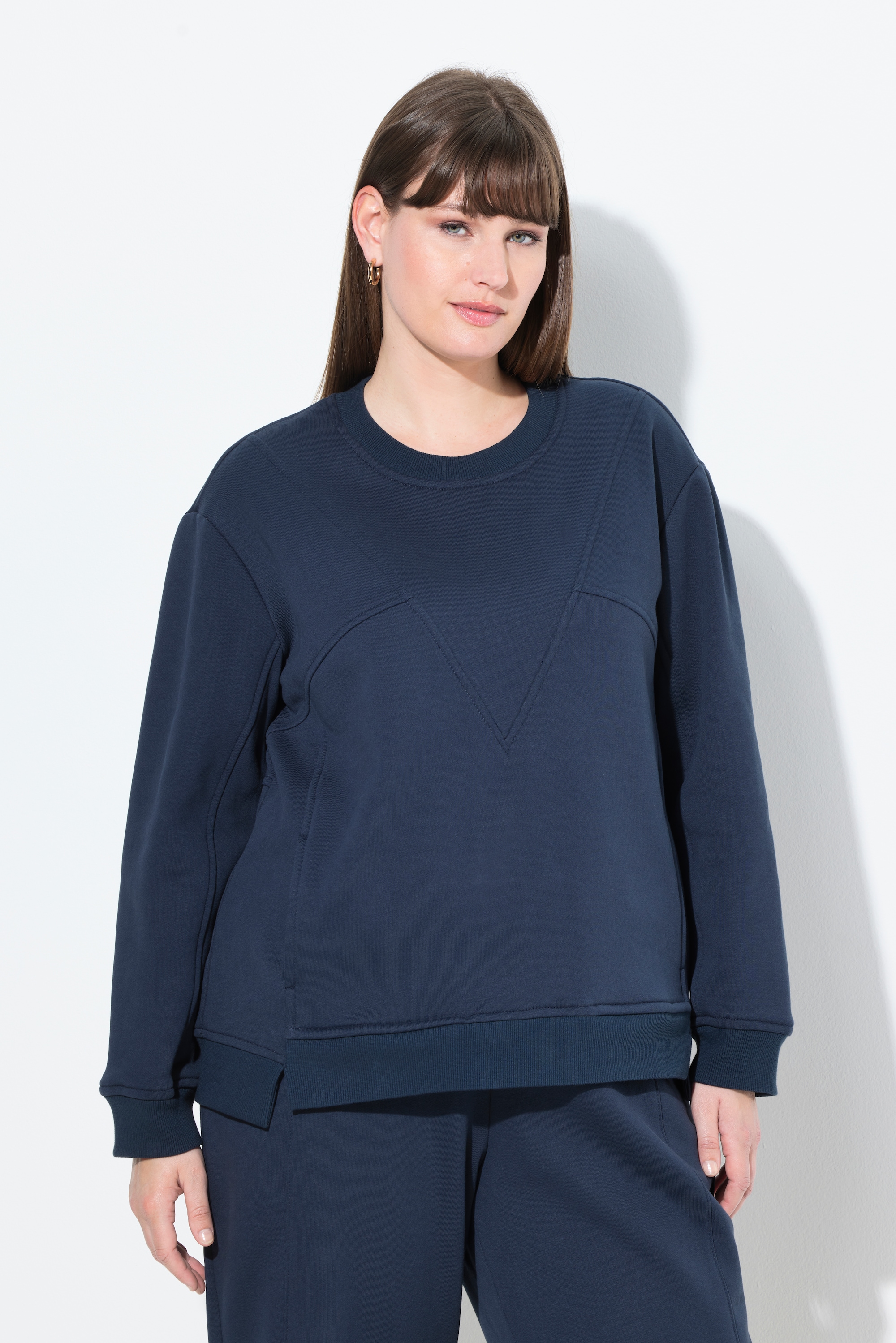 Sweat-shirt en coton bio, esprit « blocs », ULLA POPKEN