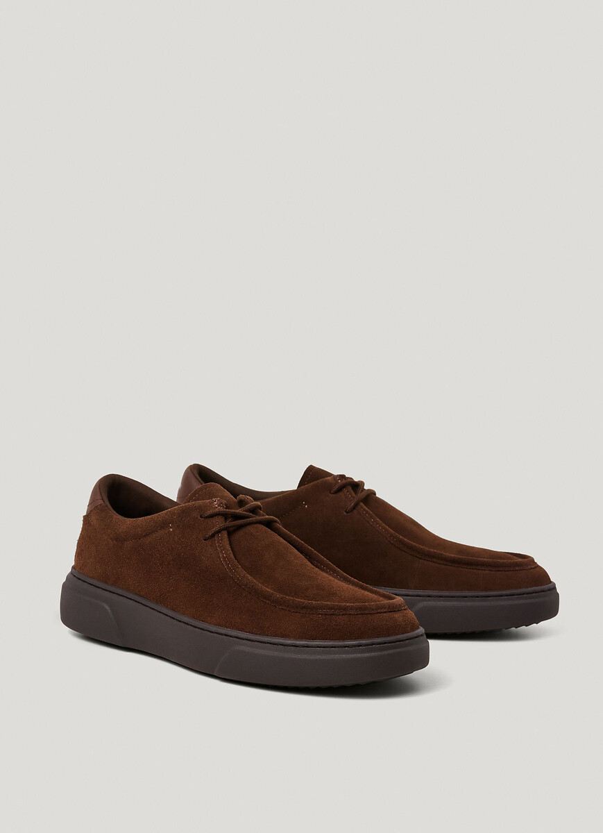 Derbies en cuir suédé, Colins Street, PEPE JEANS