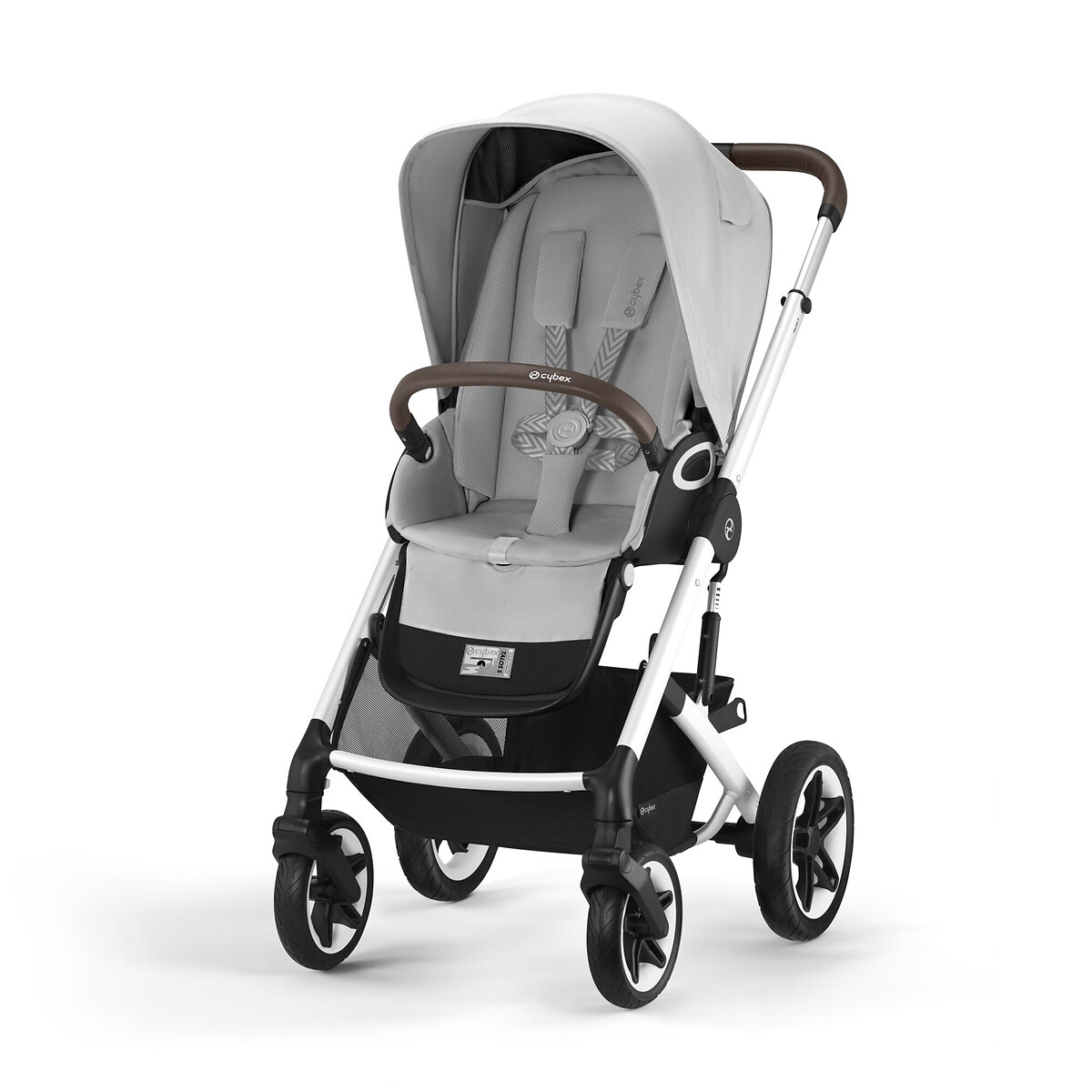 Kinderwagen, alle terreinen, talos s lux silver, CYBEX