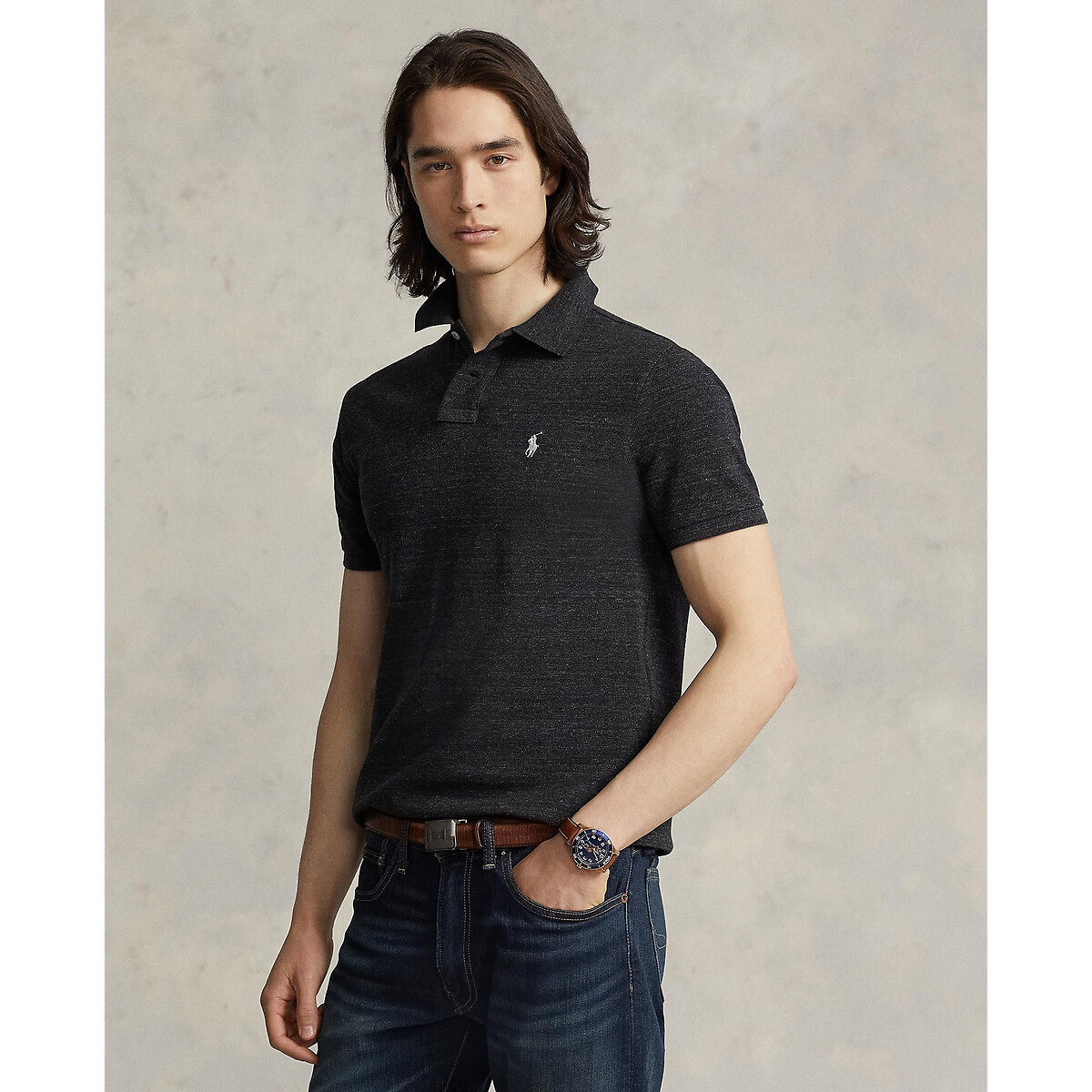 Cotton pique polo shirt in slim fit Polo Ralph Lauren | La Redoute