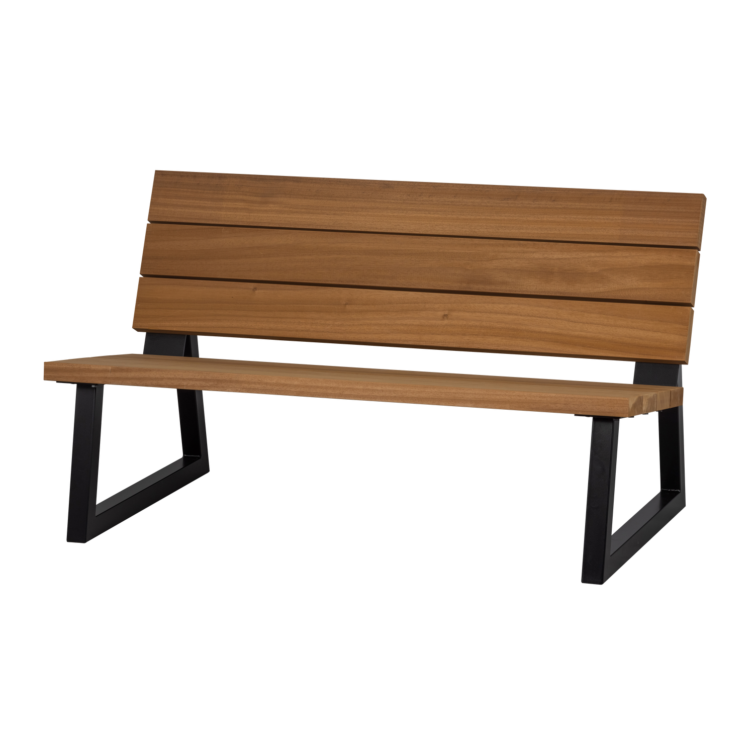 Banc de jardin en bois et métal BANCO, WOOOD