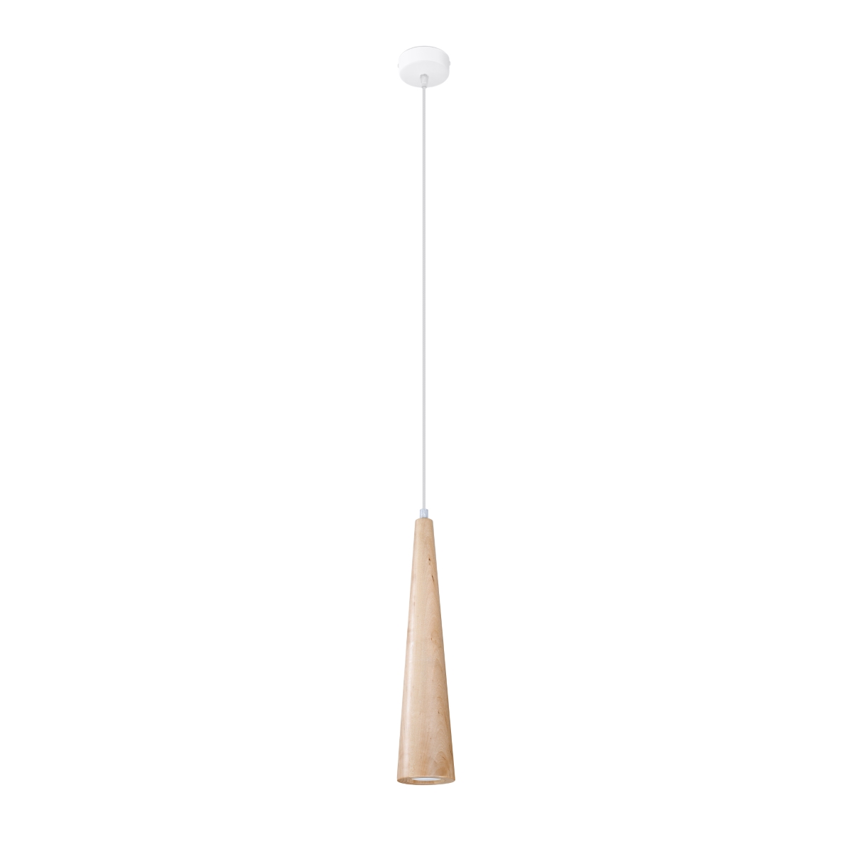 Suspension Bois Bois Naturel GU10 1 Sula, EDEN