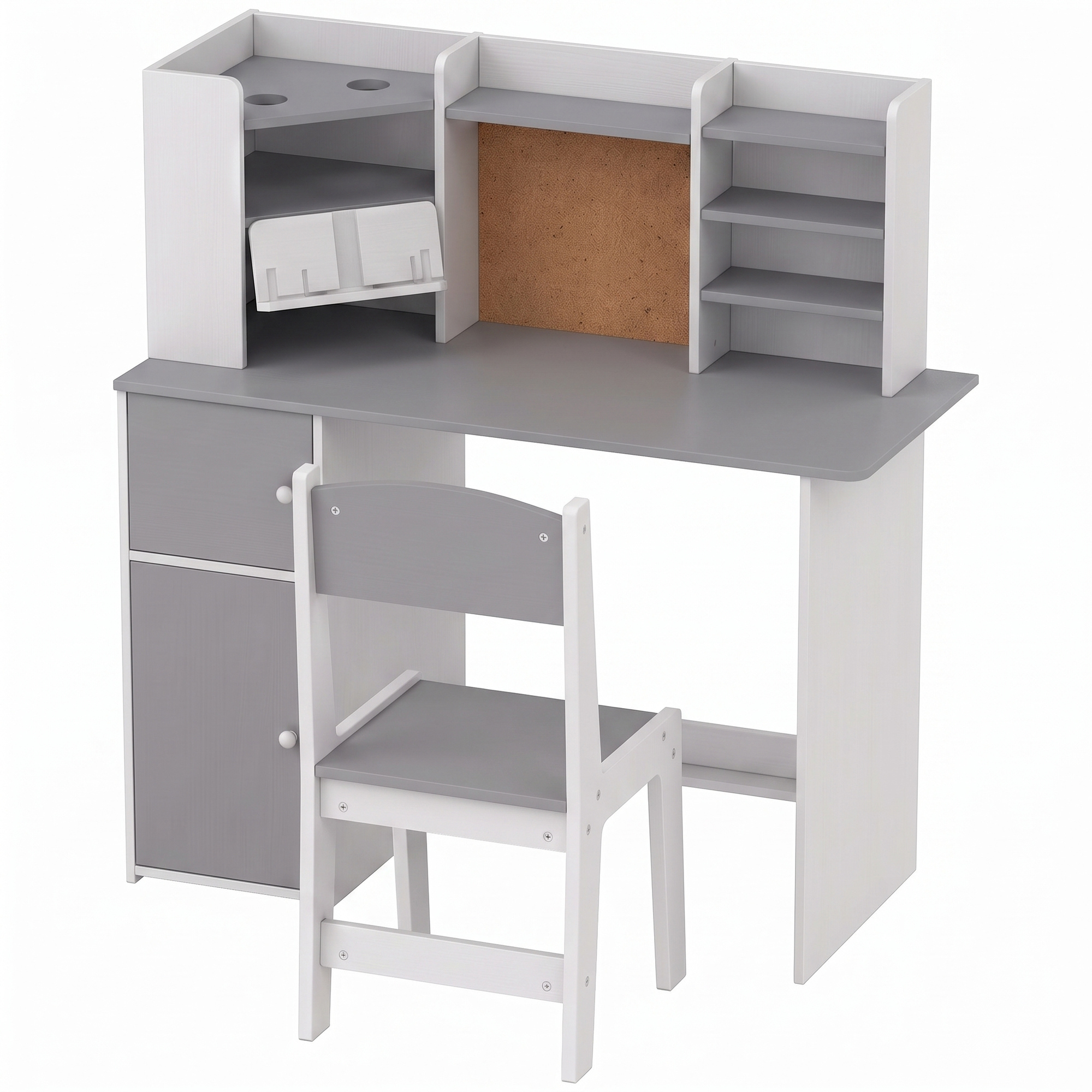 Bureau d'étude pour enfants avec chaise MDF, AIYAPLAY