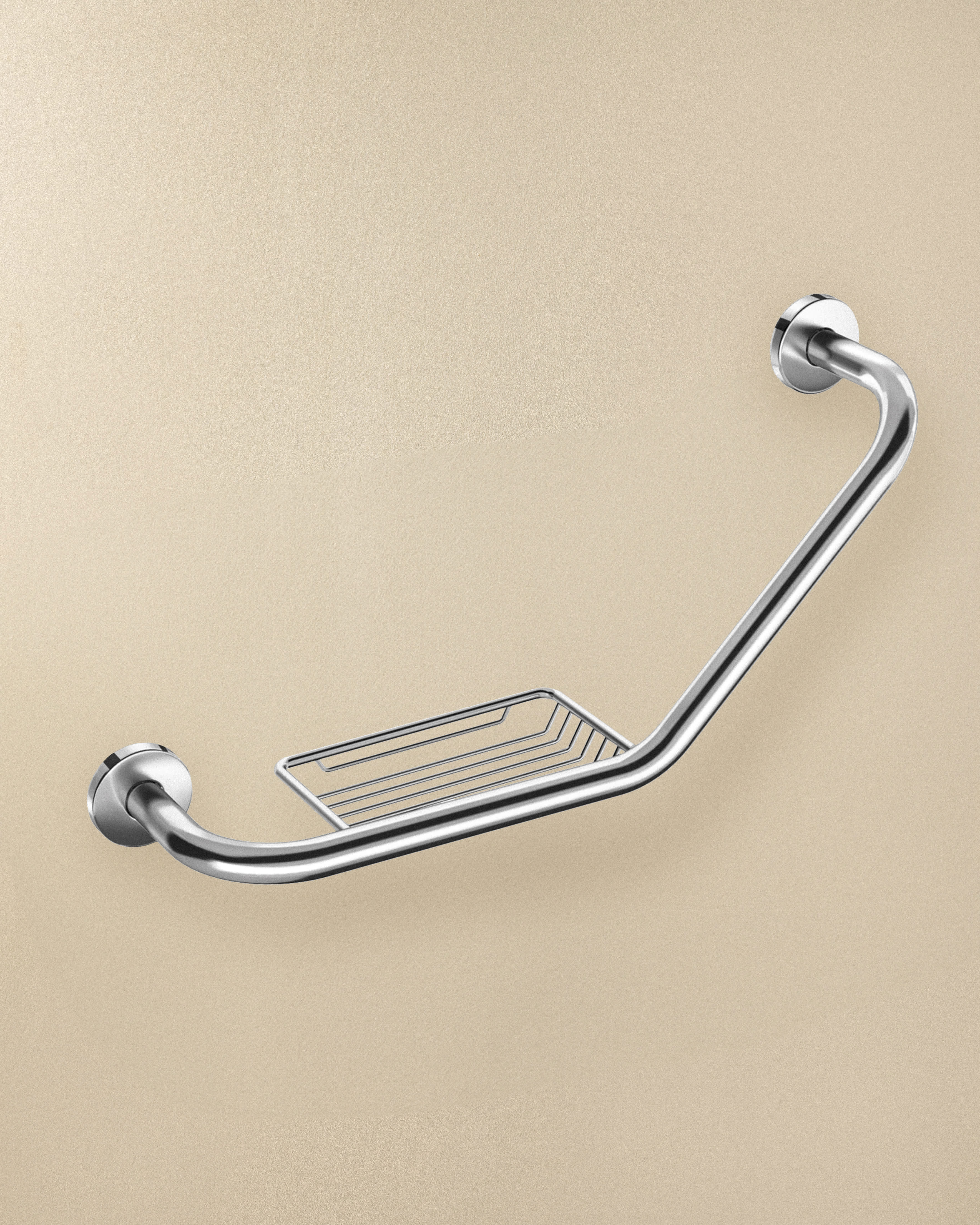 Barre D'appui Droite Avec Porte-savon Wc ARCHITECT, COSMIC