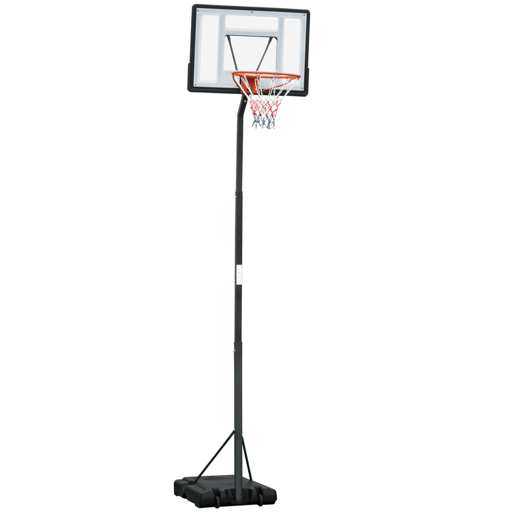 Support pour panier de basket Acier, HOMCOM