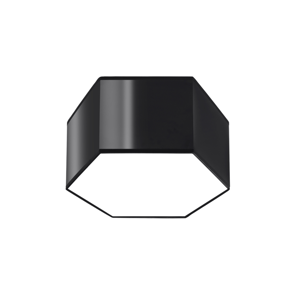 Plafonnier PVC Noir E27 2 Sunde 15, EDEN