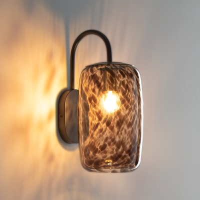 Wandlamp in staal en amber glas, Toleco LA REDOUTE INTERIEURS