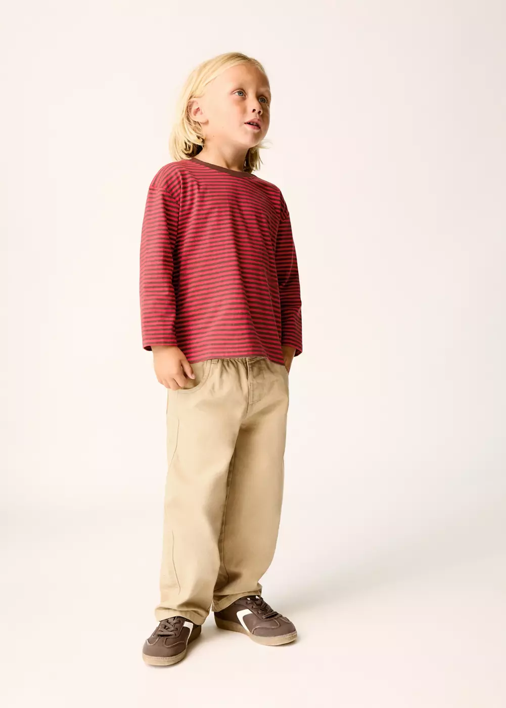 Pantalon droit taille élastique, MANGO BABY