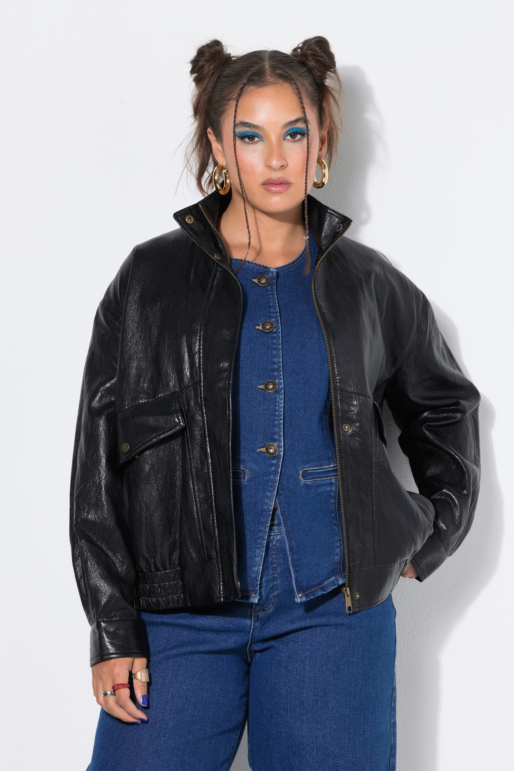 Veste oversize en simili, STUDIO UNTOLD