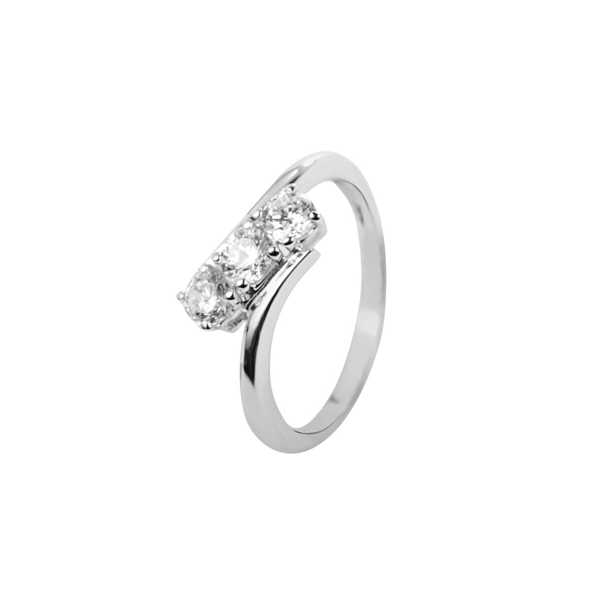 Bague en or blanc 375 B-CLASSIC, BLUESPIRIT