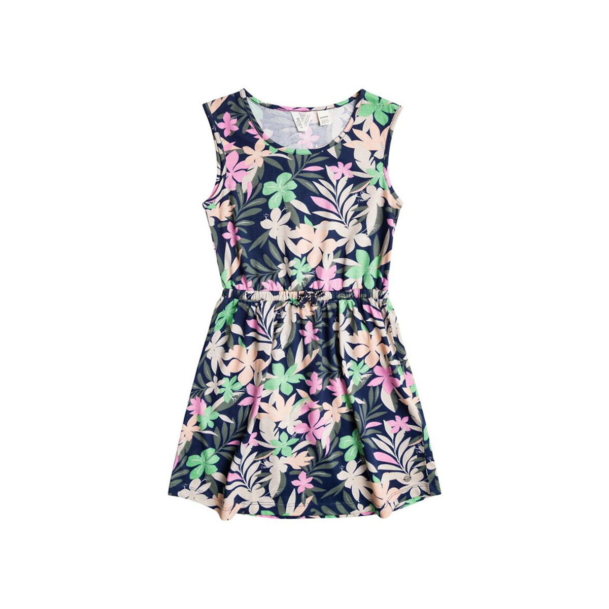 Image of Floral Cotton Sleeveless Dress