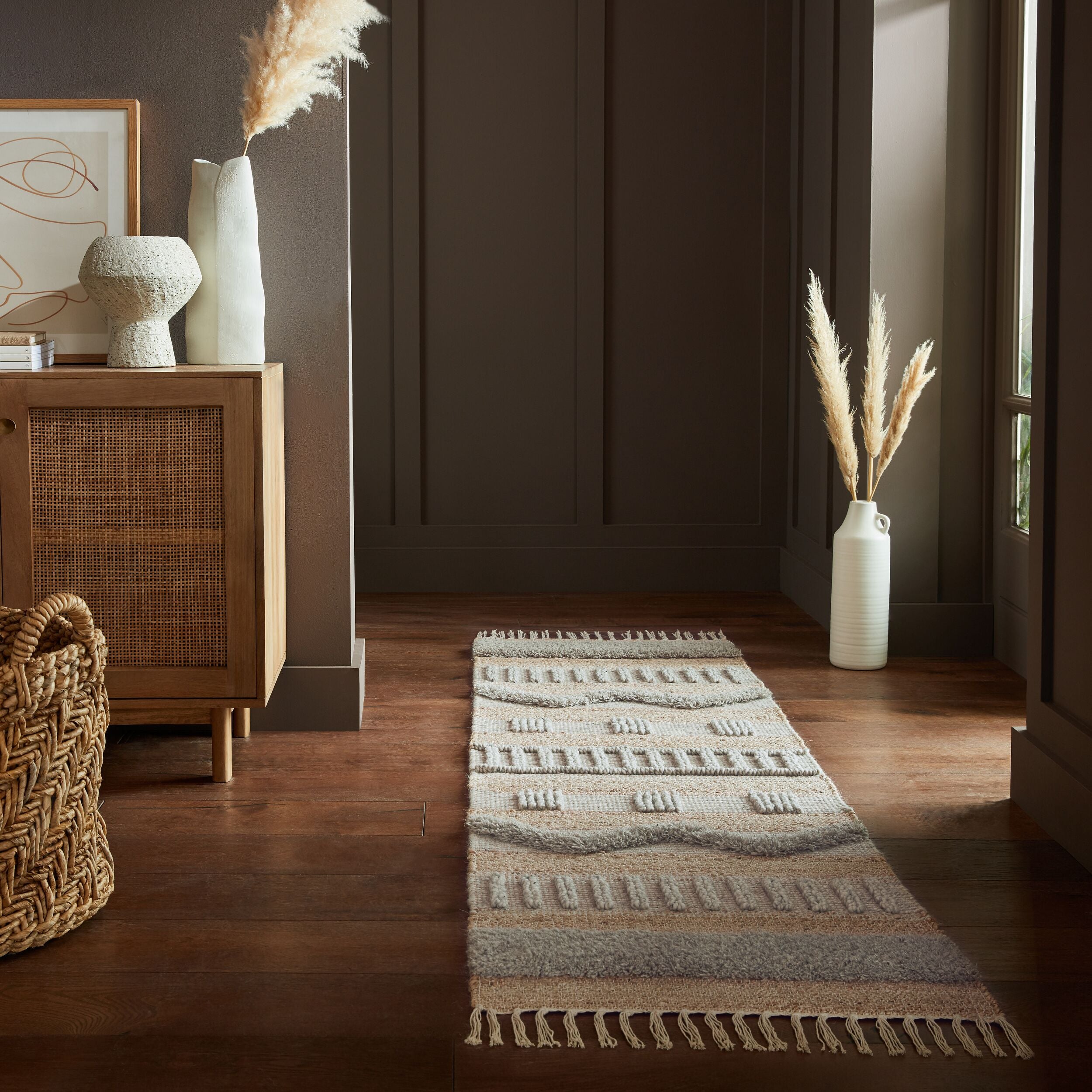 Tapis en jute de couloir MEDINA, FLAIR RUGS