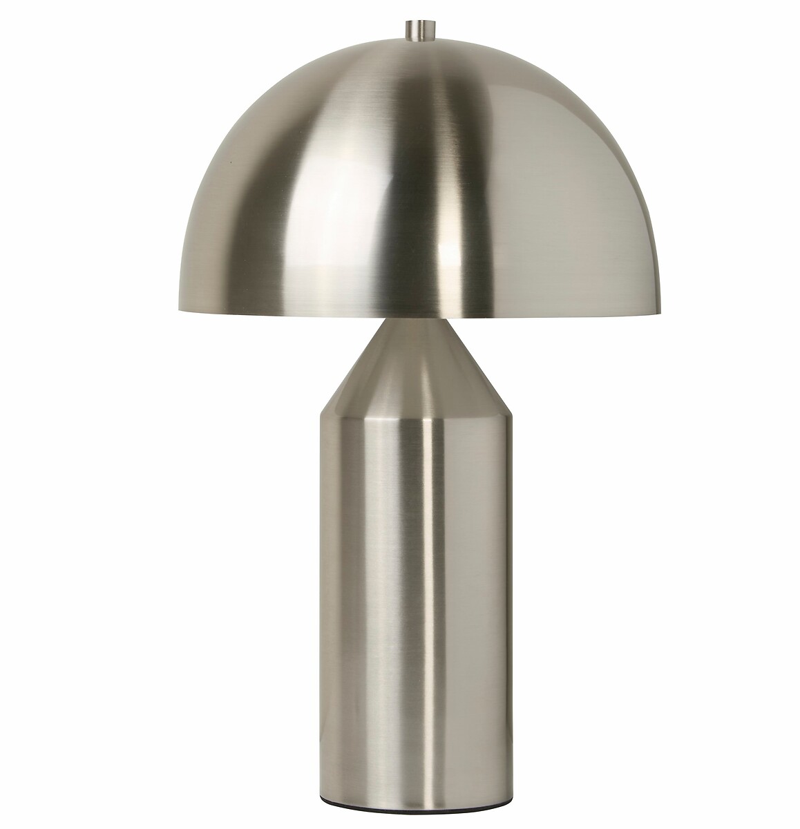 Savona Dome Table Lamp in Satin Silver, SO'HOME