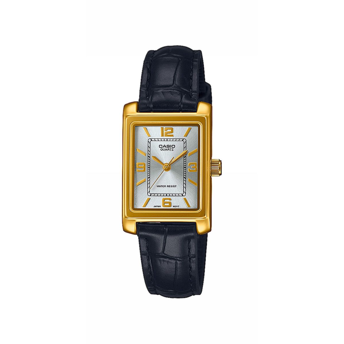 Montre analogique casio collection dor argent noir Casio La