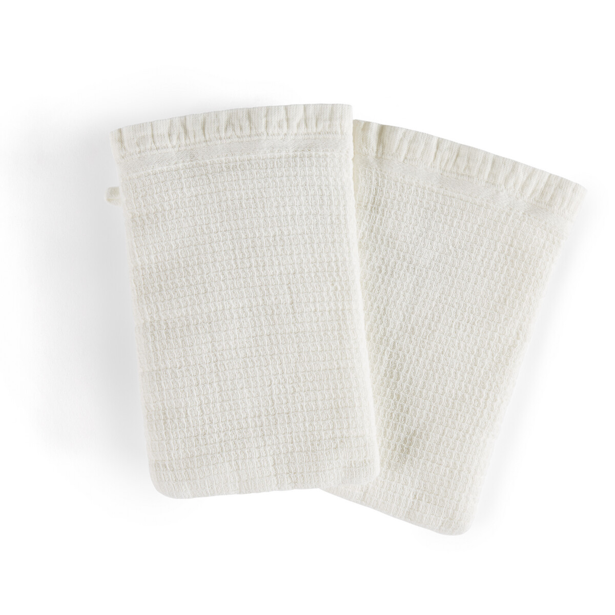 Set of 2 Nipaly Organic Cotton / Linen Washcloths