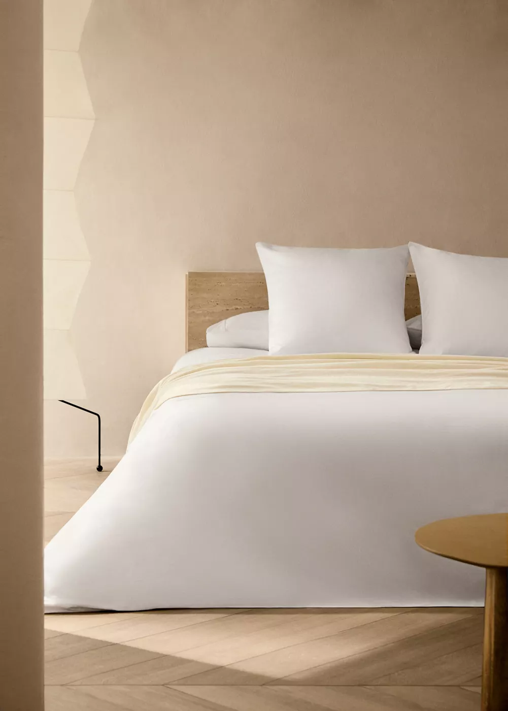 Housse de couette coton satin 600 fils lit 90 cm, MANGO HOME