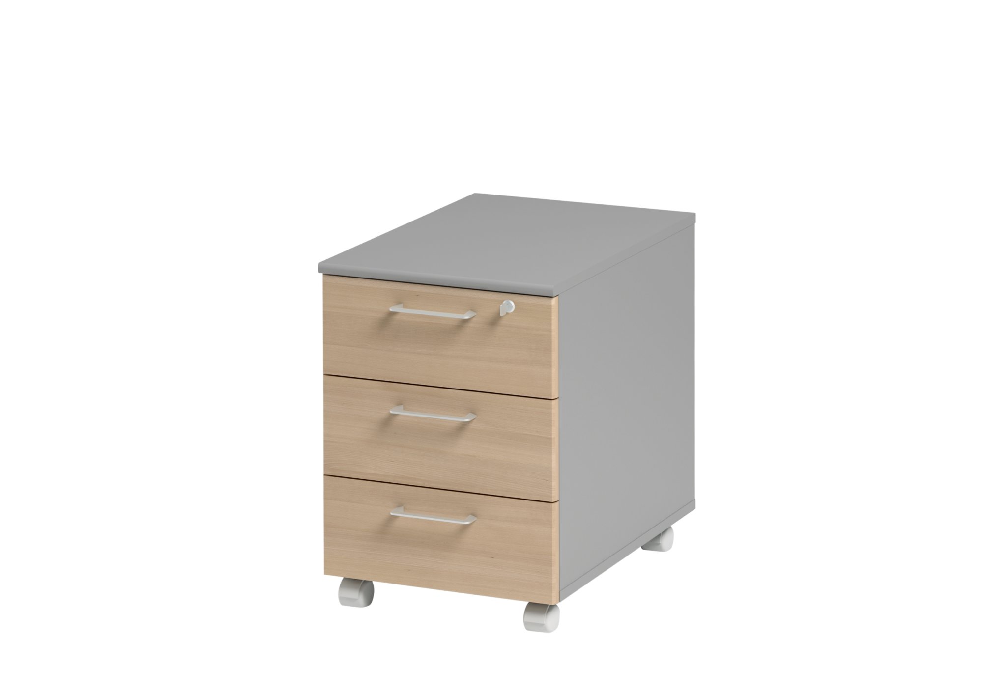 Caisson mobile 3 tiroirs monté finition JAZZ +, GAMI