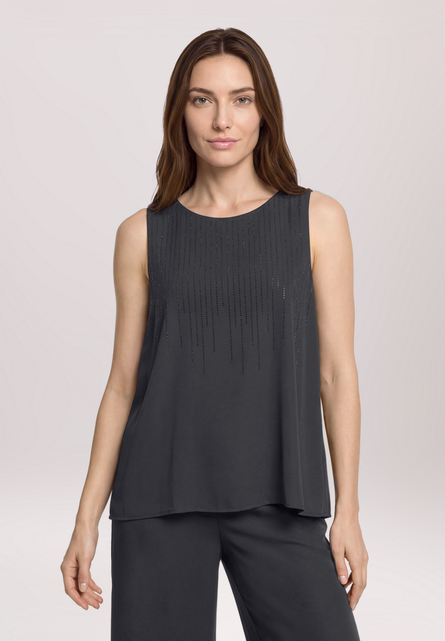 Haut façon blouse unicolore, BETTY BARCLAY