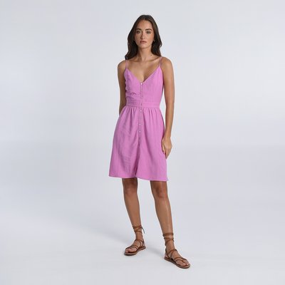 Buttoned Cami Dress with Back Bow MOLLY BRACKEN