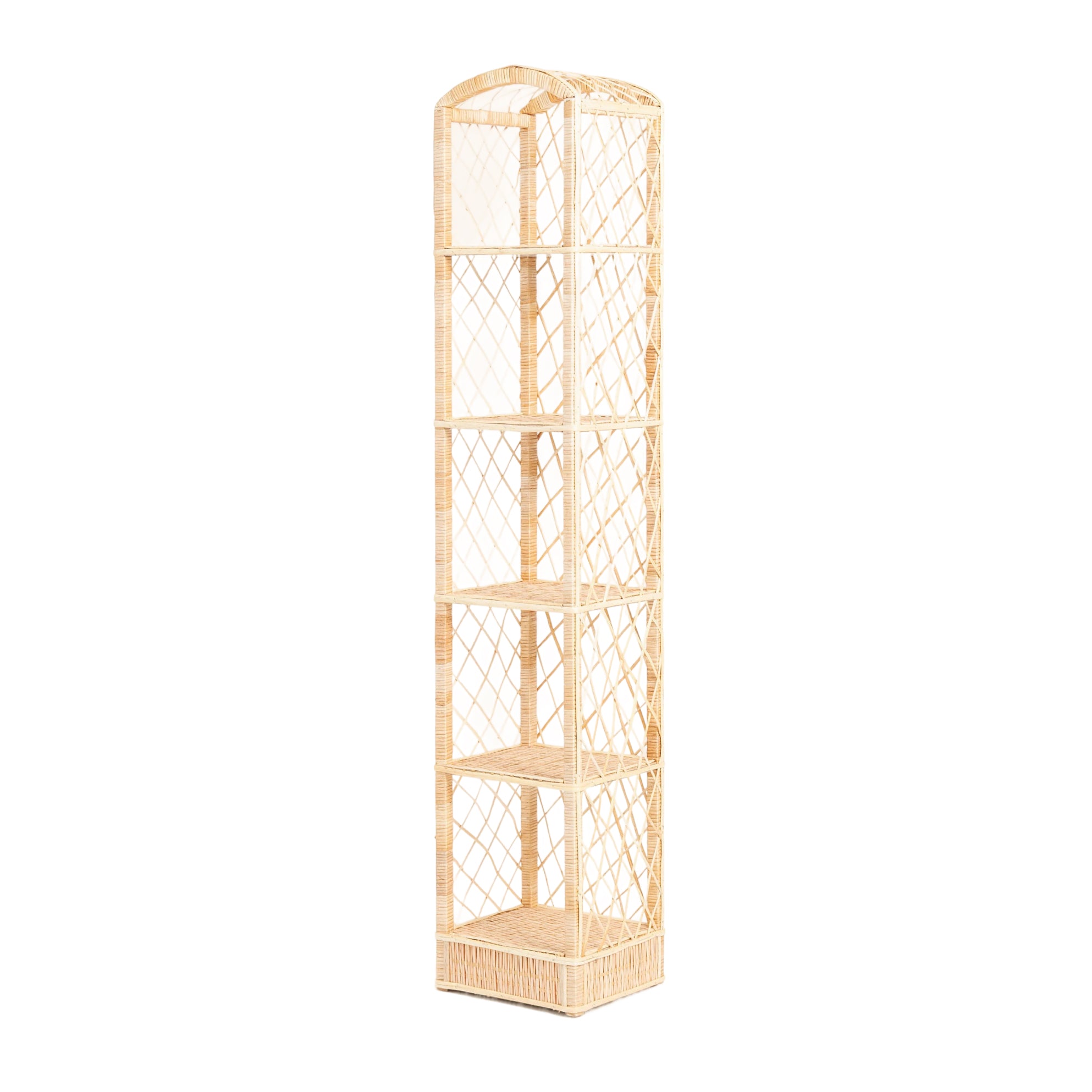 Étagère osier tressé main beige - LEA, HANNUN
