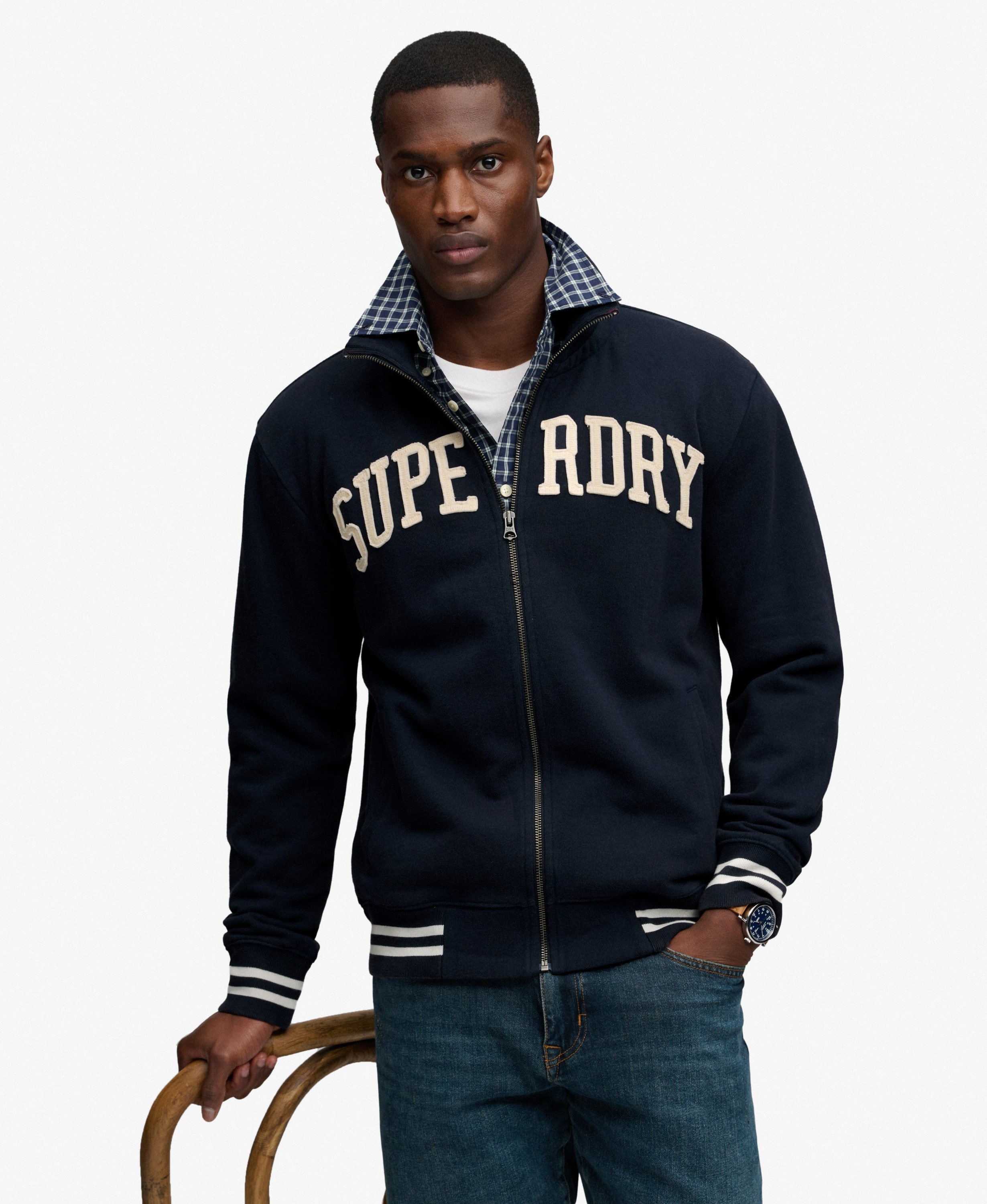 Veste de Survêtement Vintage Athletic, SUPERDRY