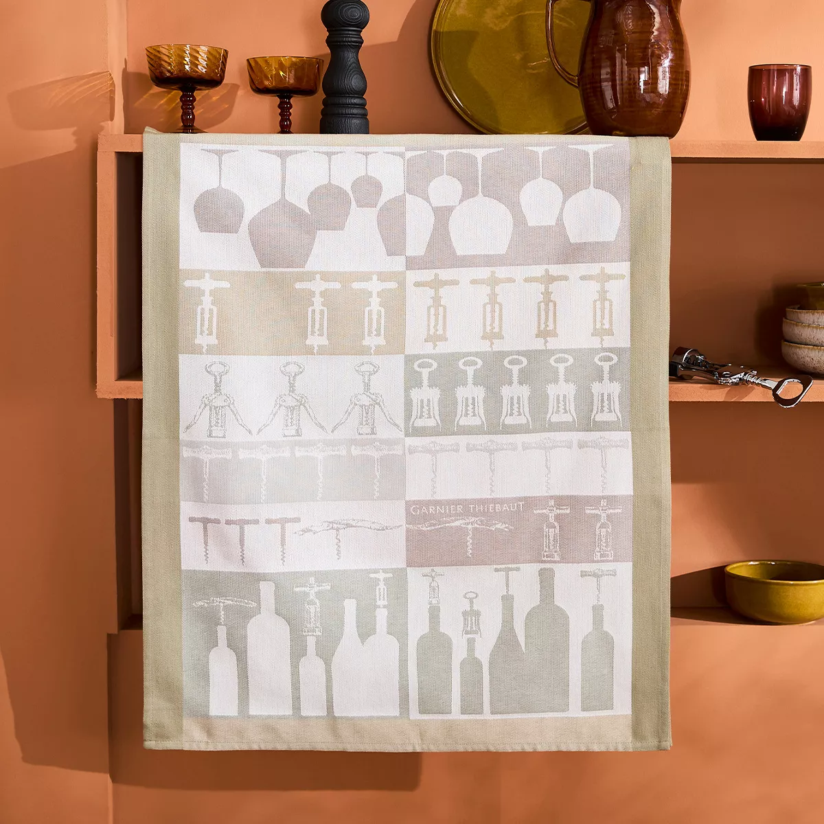 Torchon pur coton SOMMELIER, GARNIER THIEBAUT