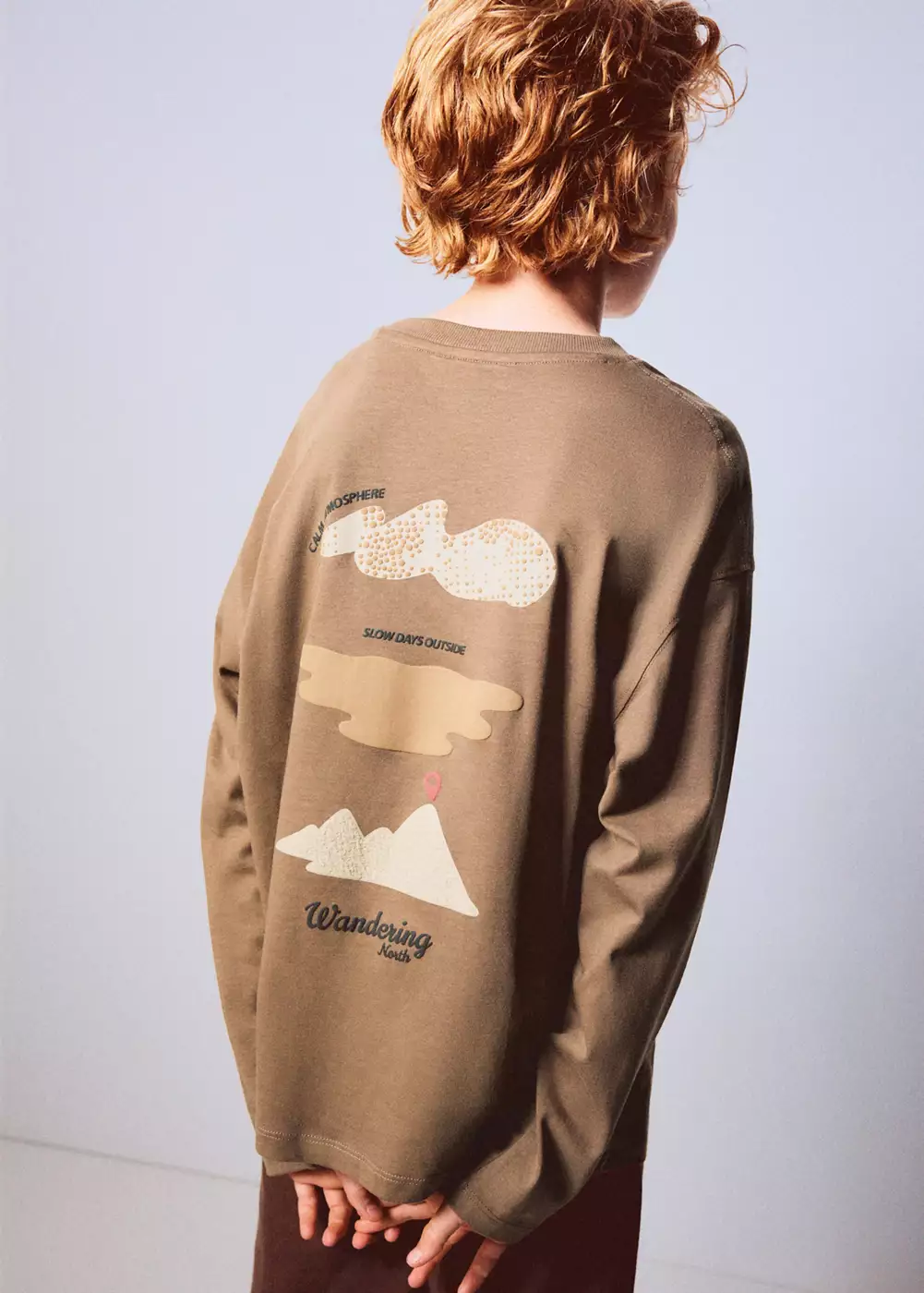 T-shirt oversize imprimé, MANGO KIDS