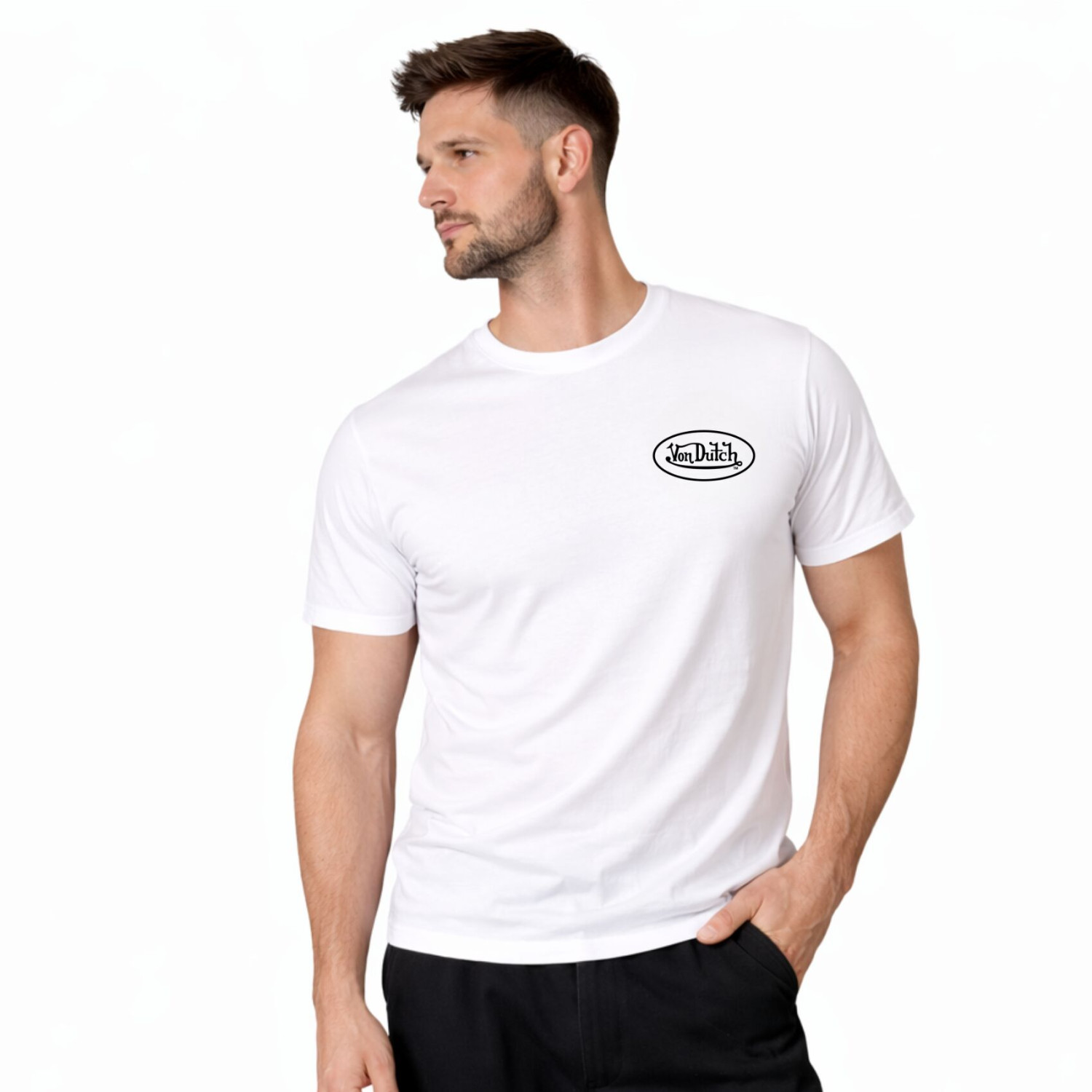 T-shirt en coton LOG, VON DUTCH