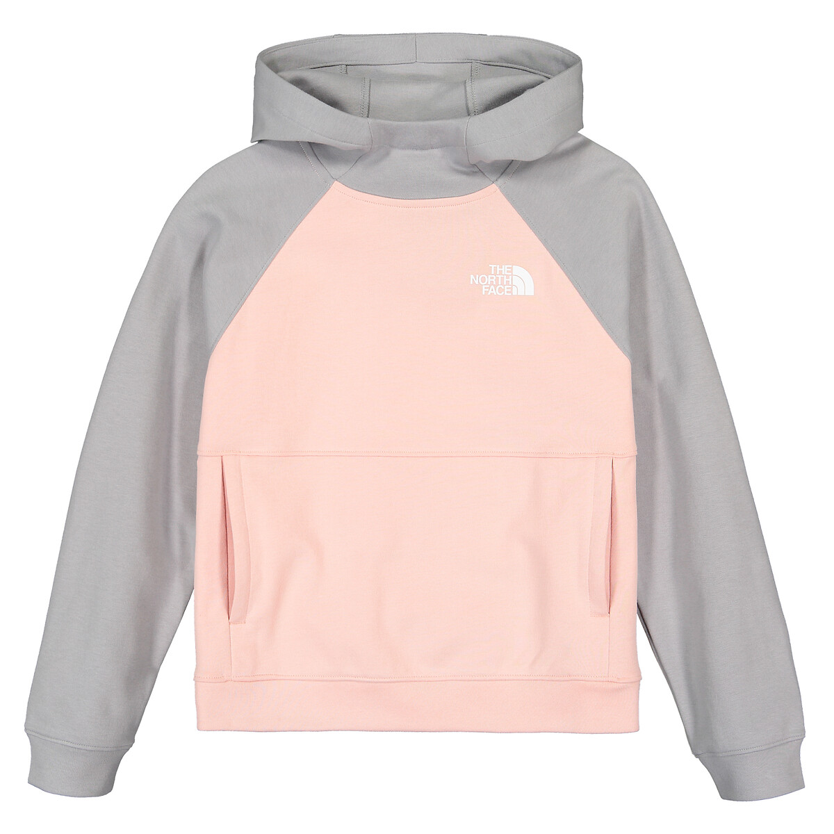 Sudadera con capucha 6-18 años rosa + gris The North Face | La Redoute