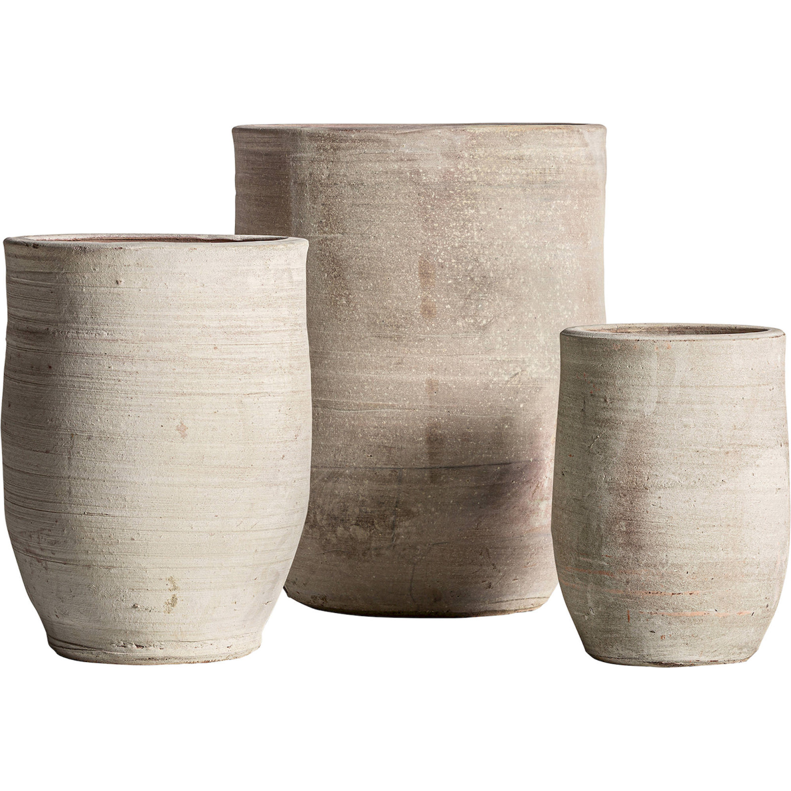Vase en argile, Lot de 3, RECOLLECTION