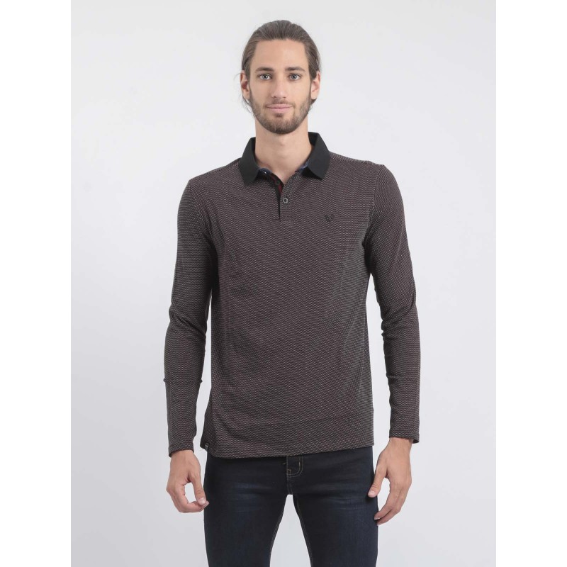 Polo Manches Longues Pur Coton Pralong, RITCHIE