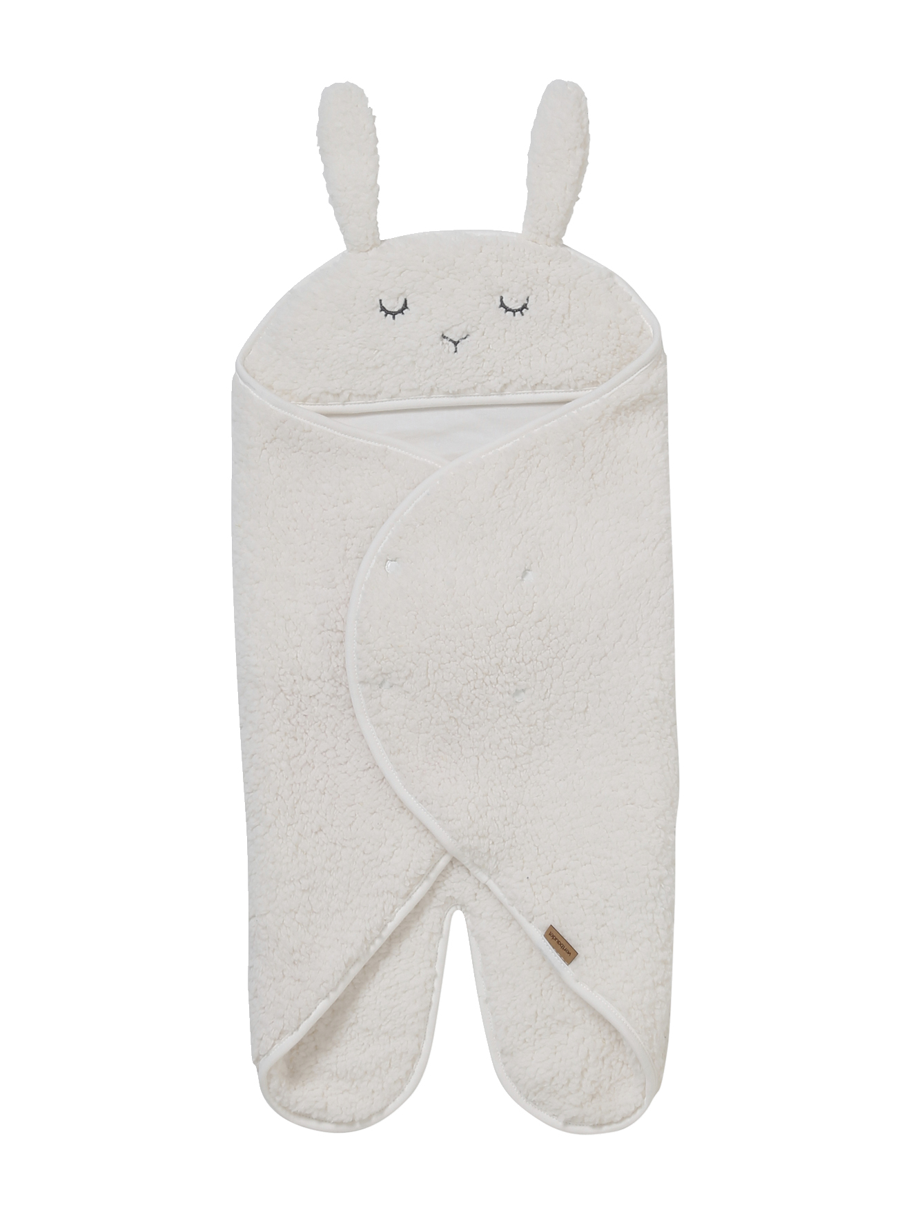 Plaid chancelière en peluche, doublé jersey, VERTBAUDET