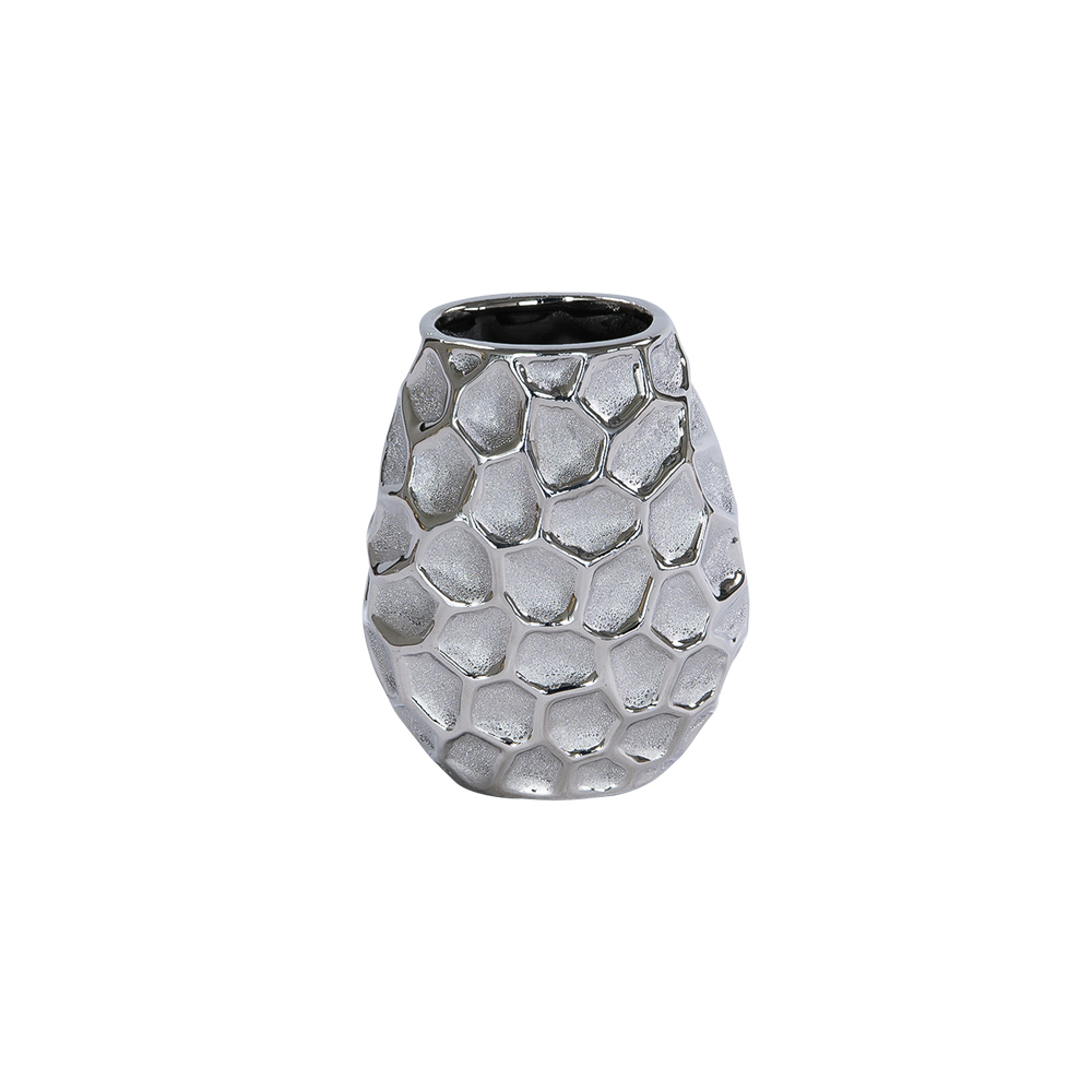 Vase Martel boule silver 16, TABLE PASSION