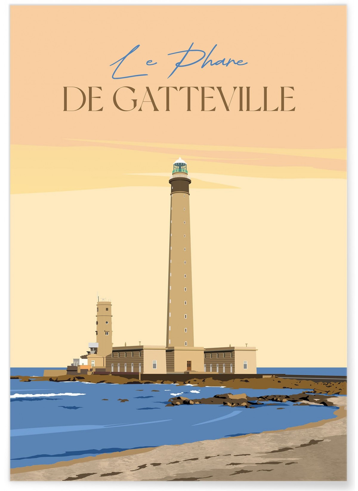 Affiche Le Phare de Gatteville, L'AFFICHERIE