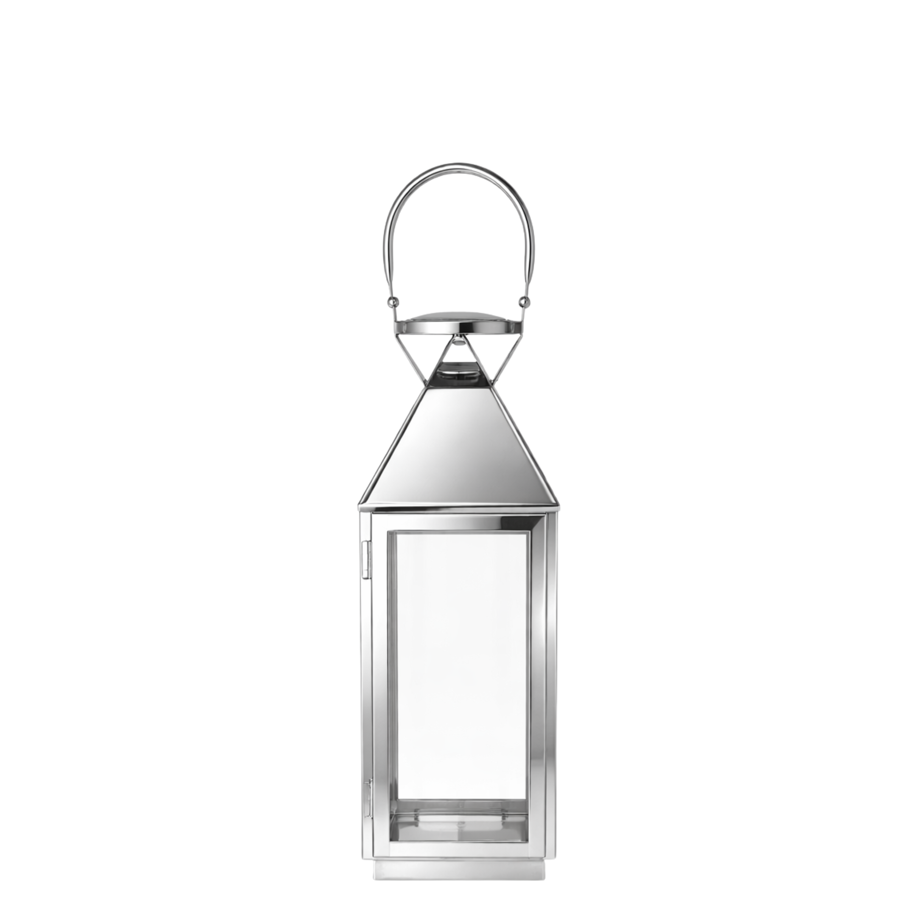 Lanterne décorative en verre et acier H40 AUTAN, SIA DECO