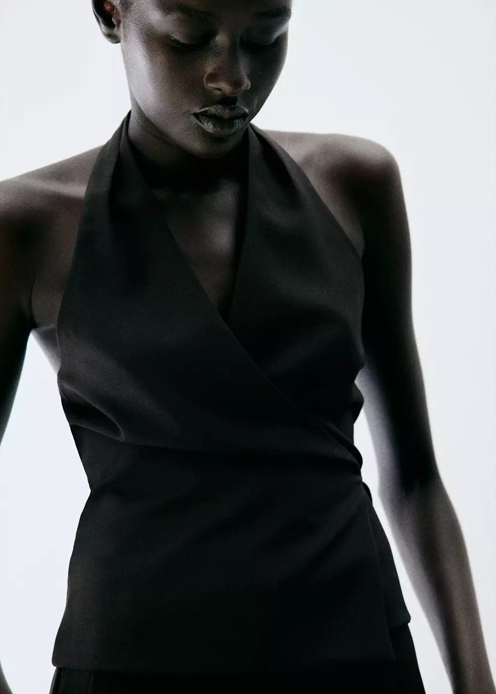 Gilet halter croisé, MANGO