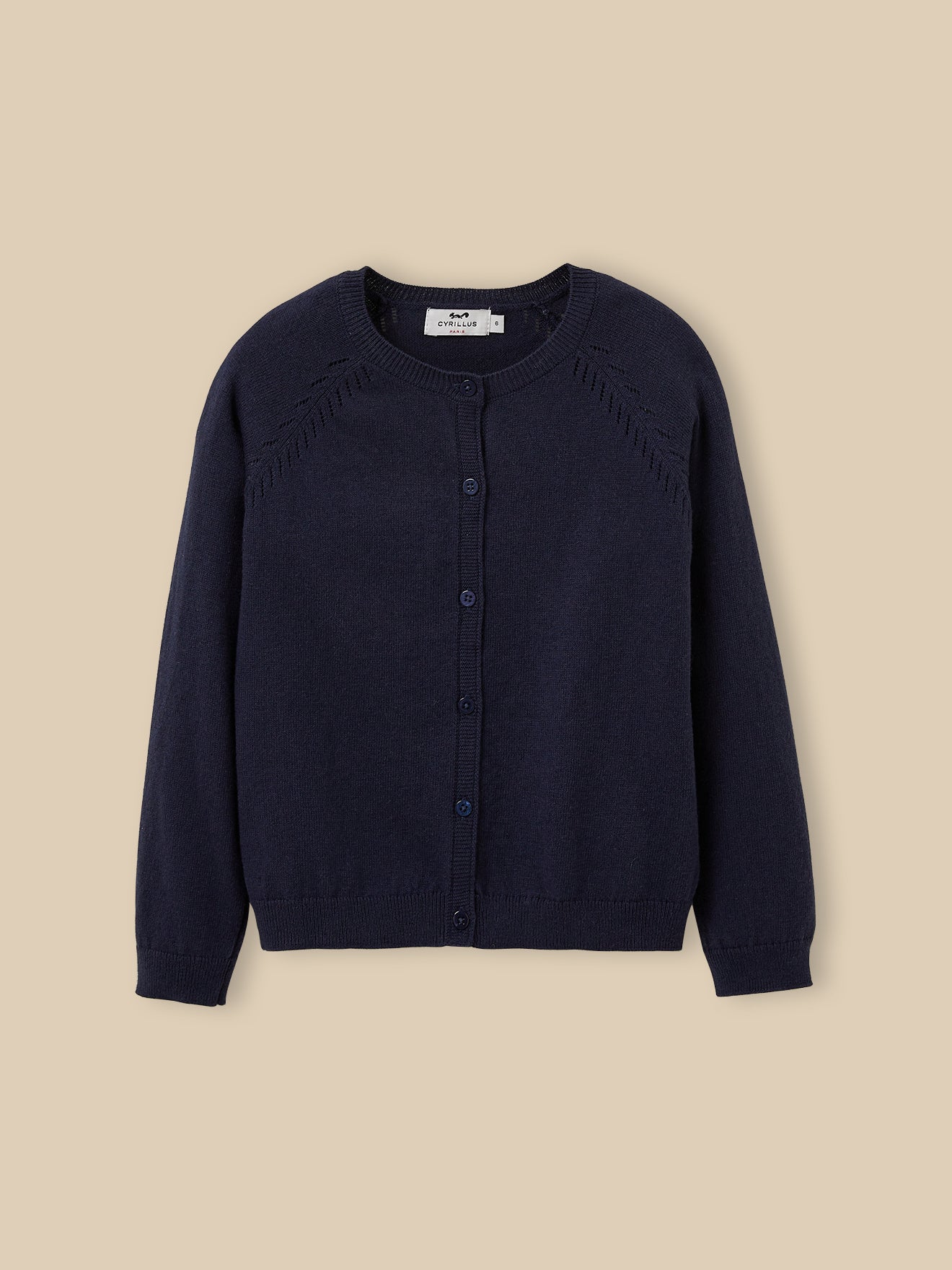 Cardigan en coton et laine, CYRILLUS