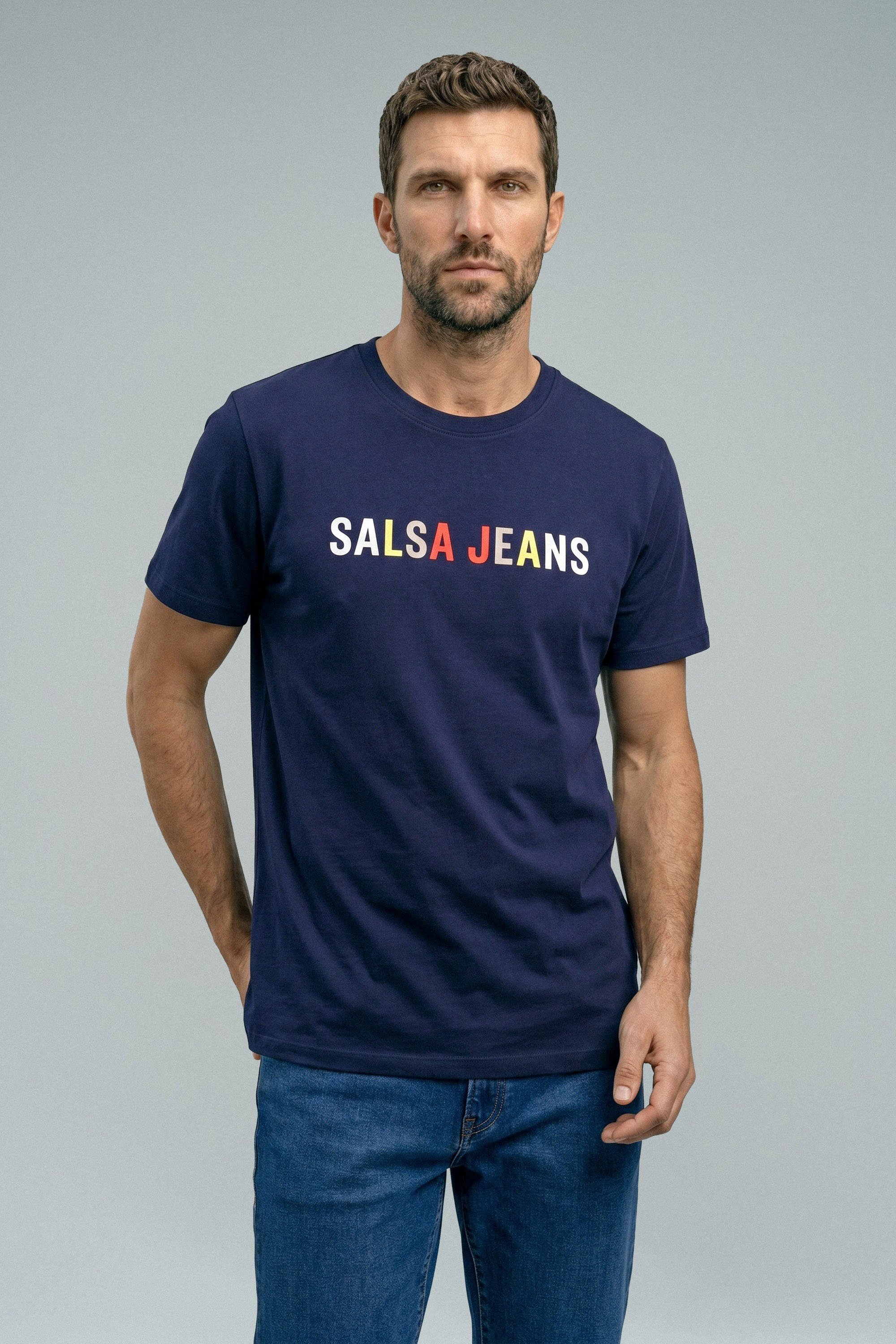 T-SHIRT AVEC BRANDING, SALSA JEANS