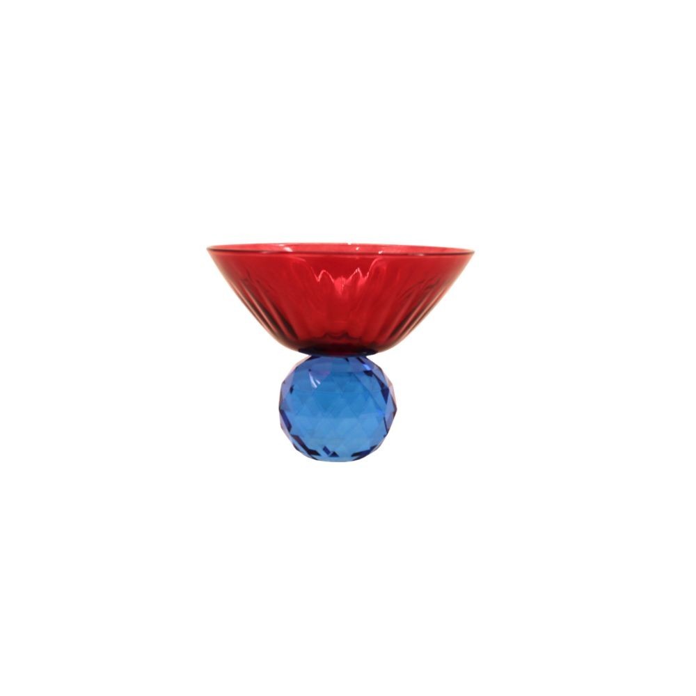 Coupe bicolore en cristal à facettes, HASHTAG DECO