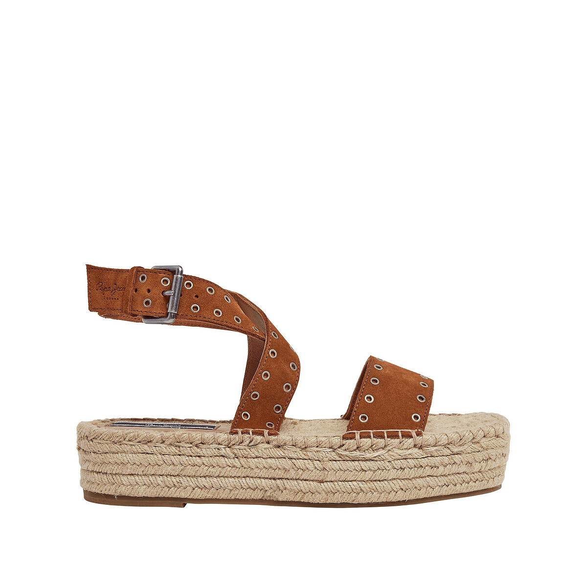 Image of Tracy Antique Wedge Sandals in Suede